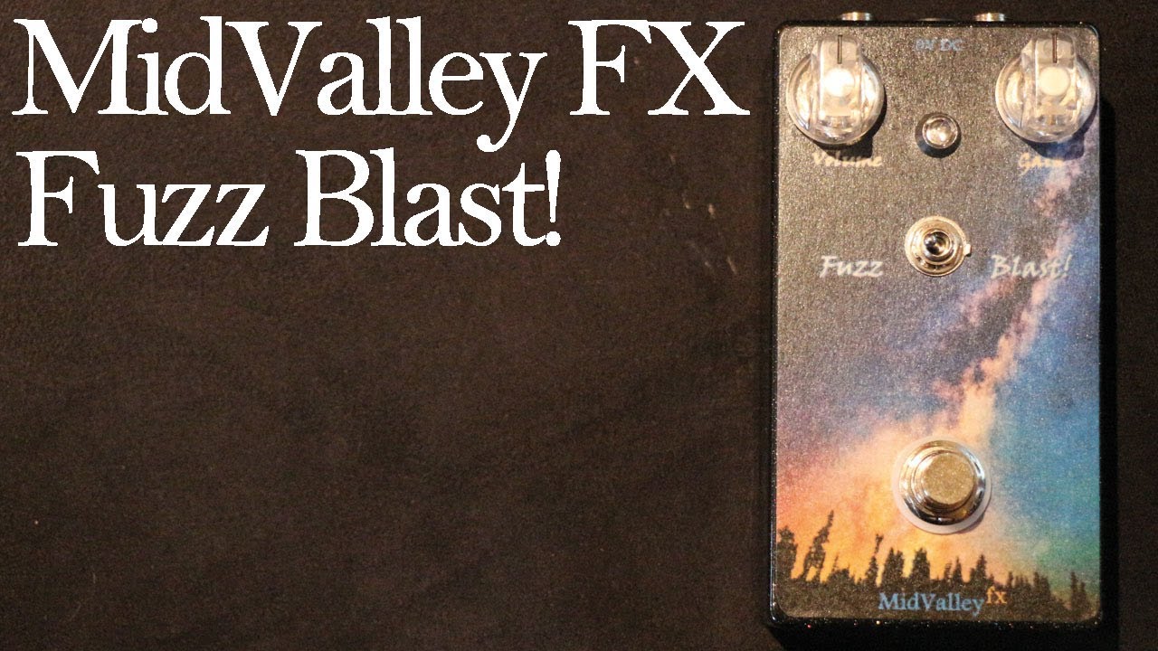 MidValley FX Fuzz Blast! Demo (All-Original Gated Octa-Fuzz Circuit)