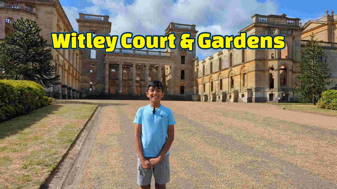 Witley Court Gardens and Fountains Manor ruins Winter Gardens English Heritage