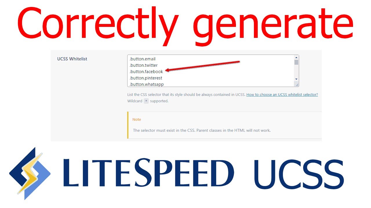 Make Litespeed UCSS work, complete process and tools to use