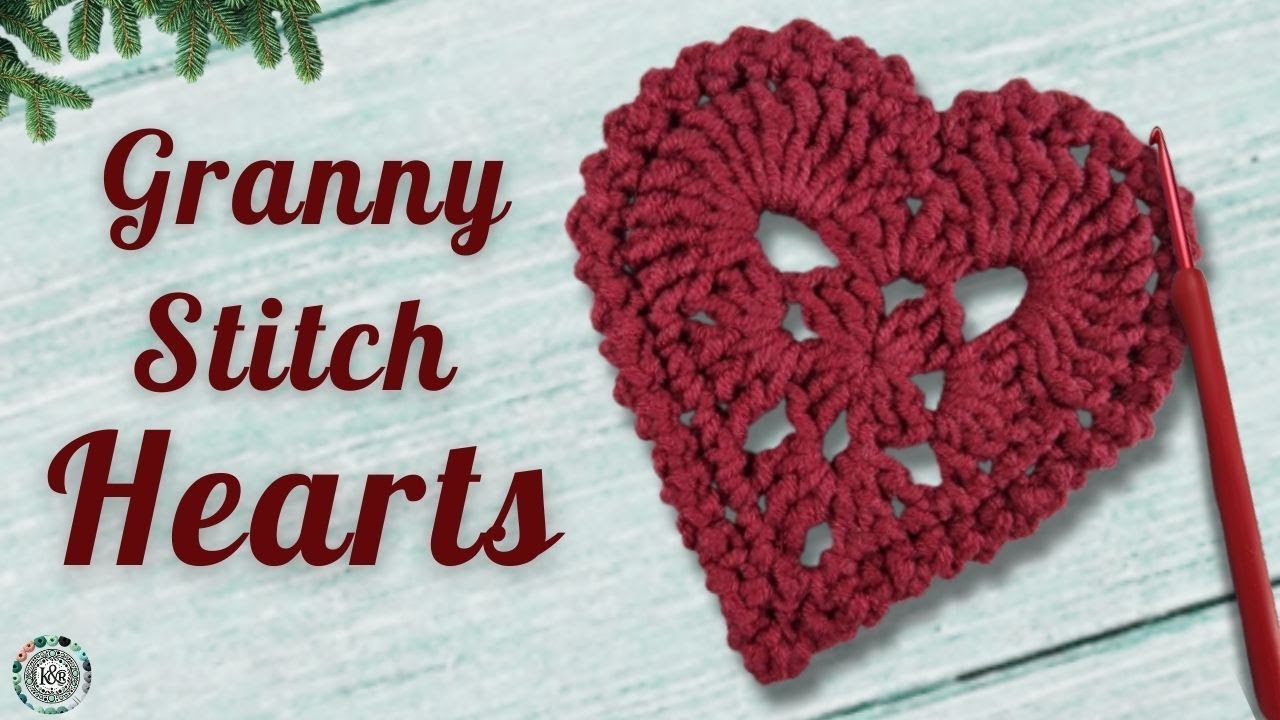 Crochet Coaster for Valentine’s Day ❤️ Easy Granny Square Tutorial