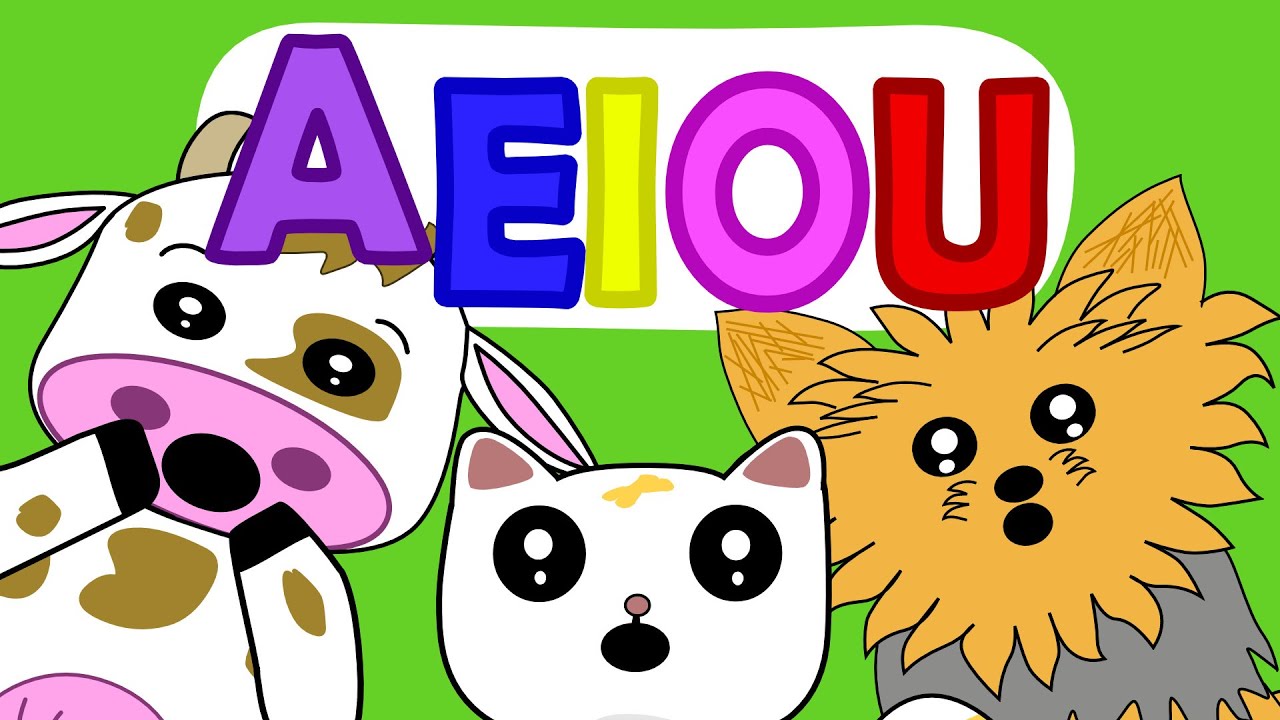 Aprende las Vocales A E I O U | Canciones Infantiles Educativas (10 Min) Max Travieso