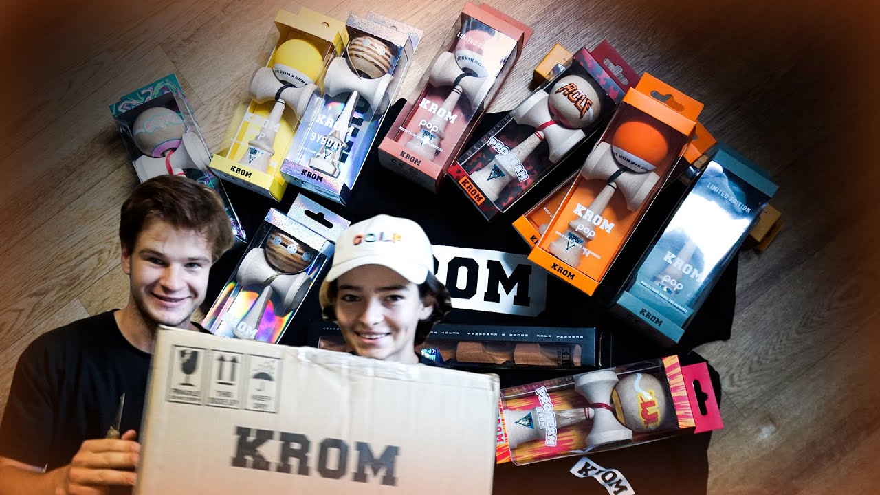 ПОСЫЛКА ОТ KROM KENDAMA ДЛЯ МЕНЯ И ПТИЧКИ | UNBOXING | ТРЮКИ