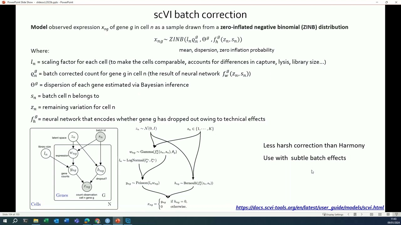 VIB Tech Training: scVI batch correction