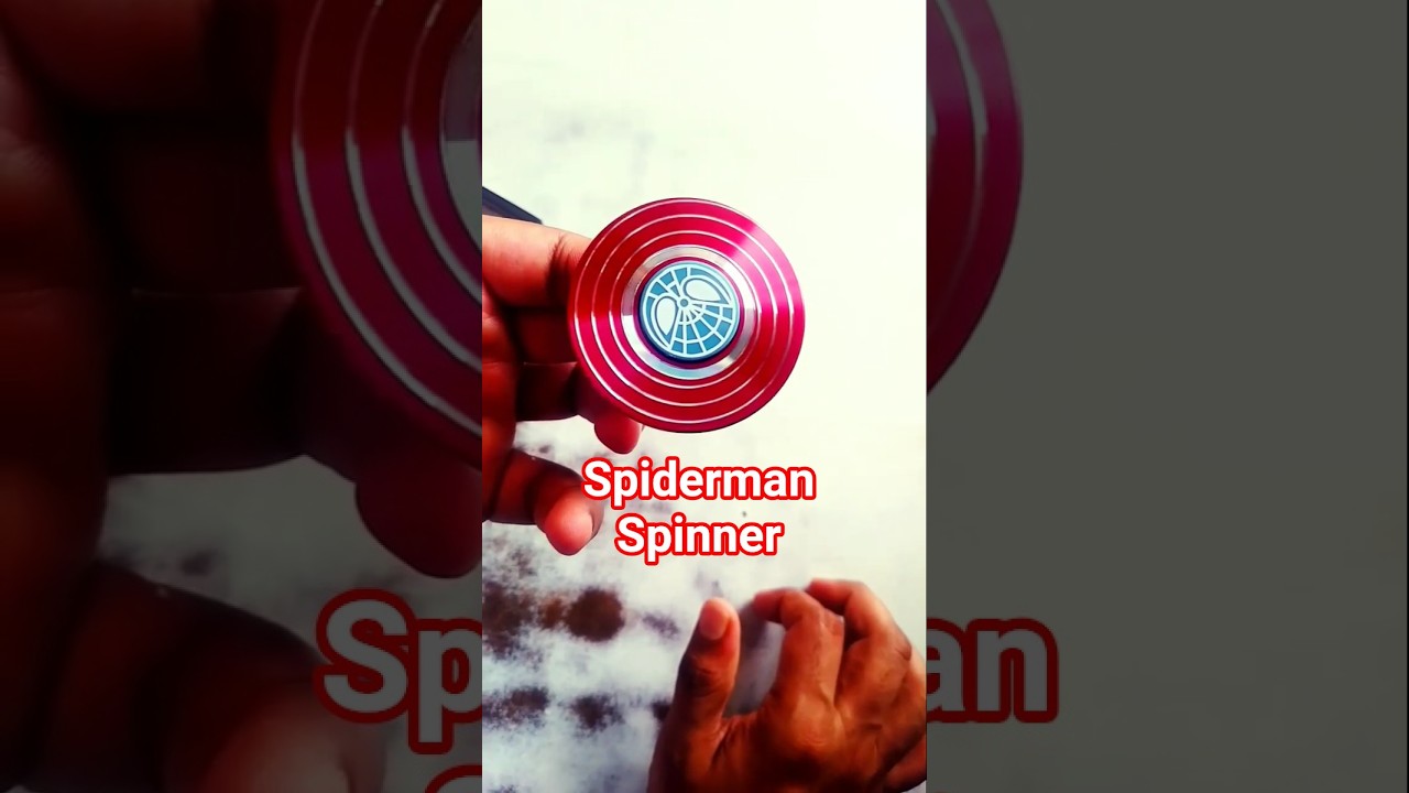 Beautiful spiderman spinner #asmr #stationary  #backtoschool #shortvideo