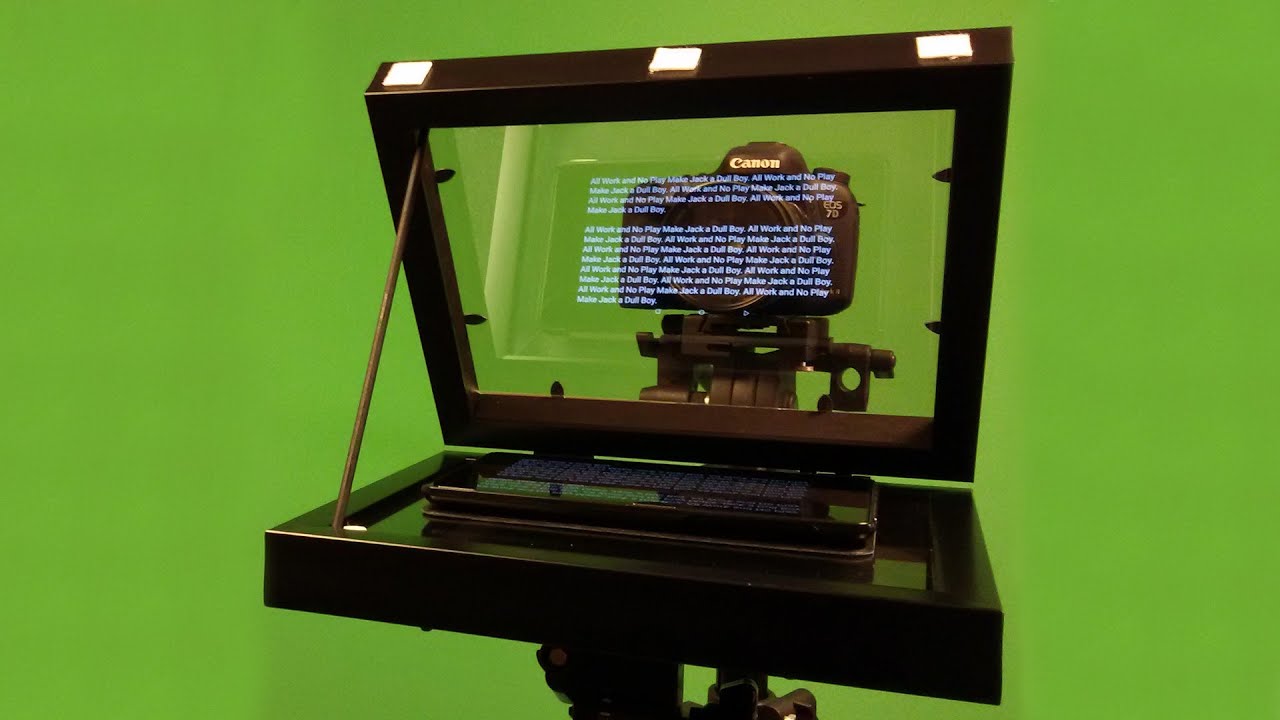 DIY Tablet Teleprompter