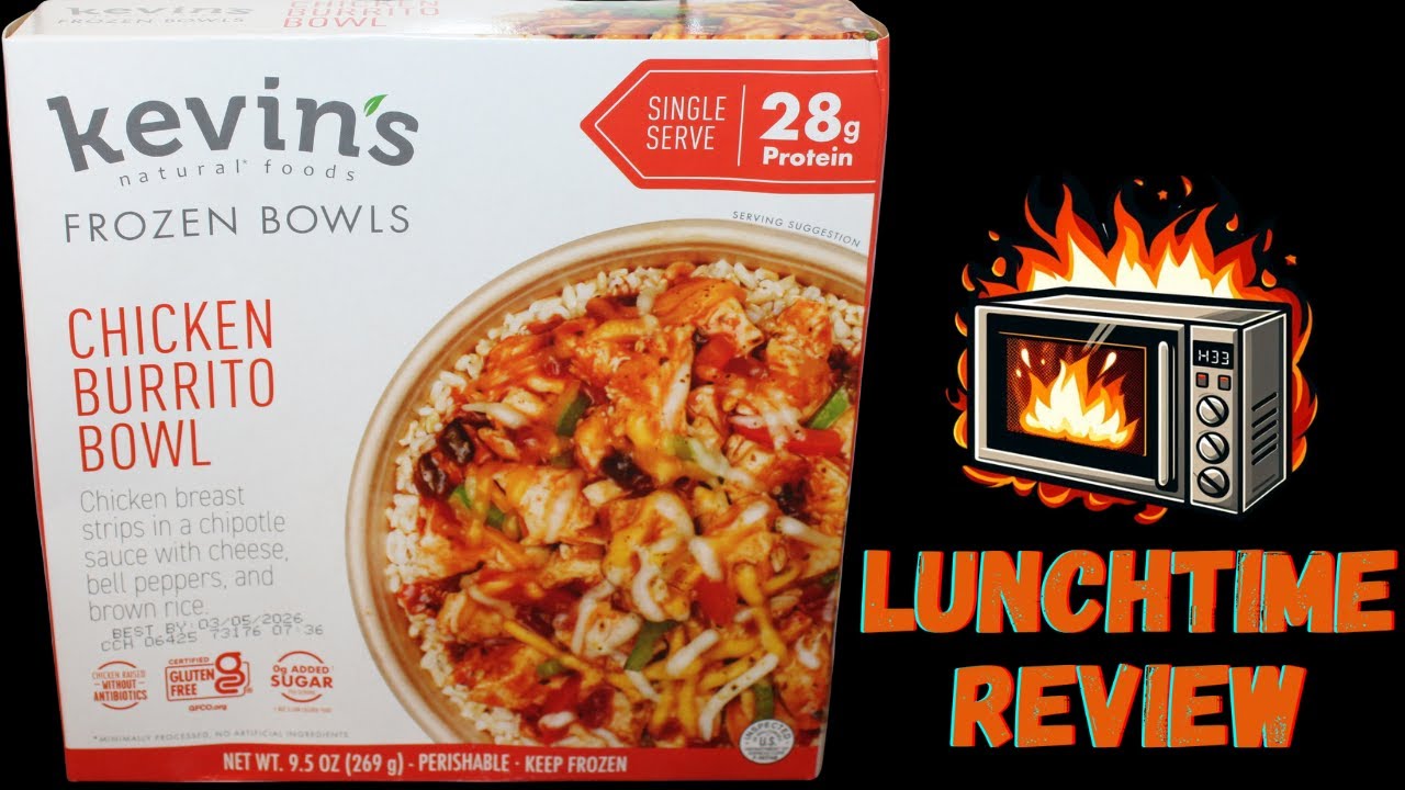 Обзор замороженных блюд Kevin’s Natural Foods: куриное буррито.