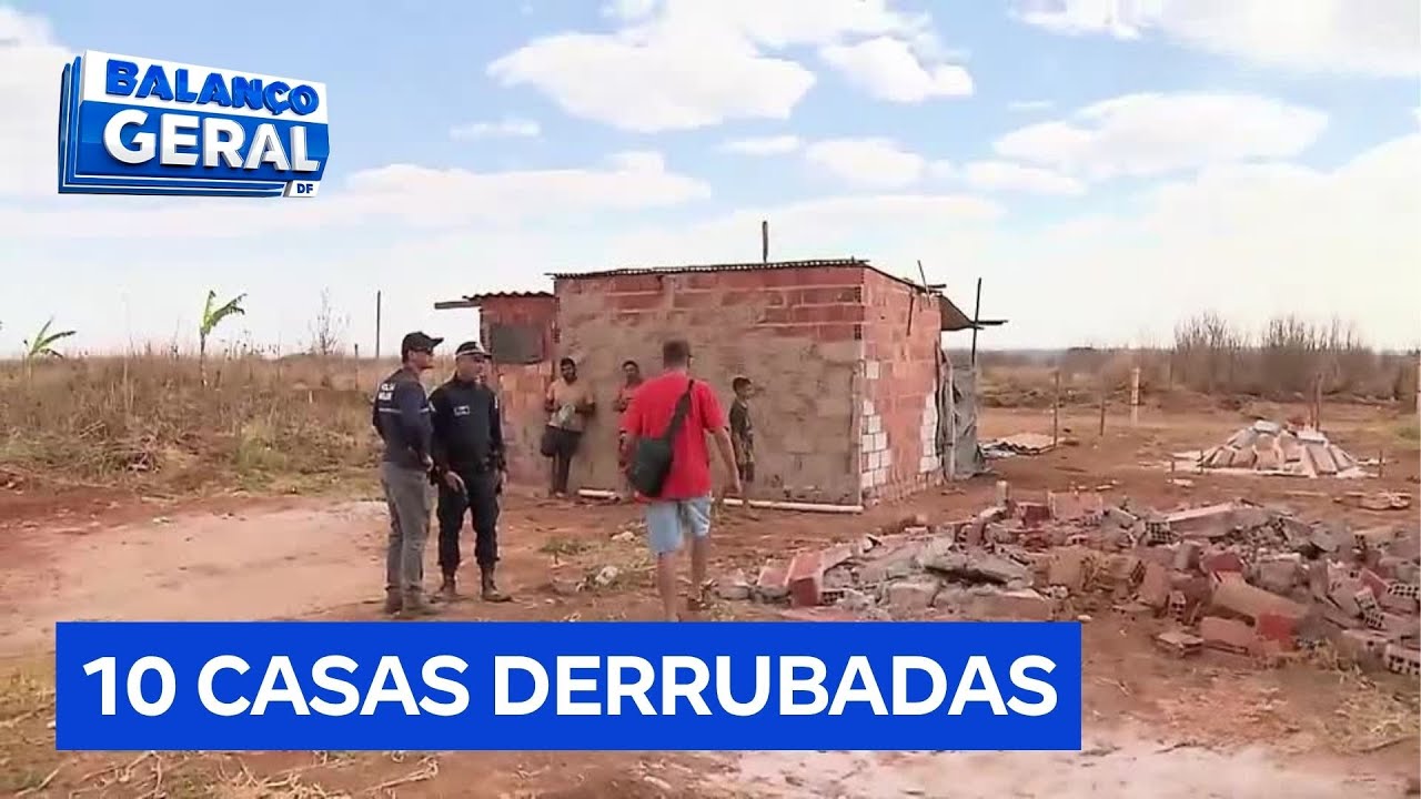 Moradores tentam recuperar pertences após demolição de casas no Sol Nascente (DF) | Balanço Geral DF
