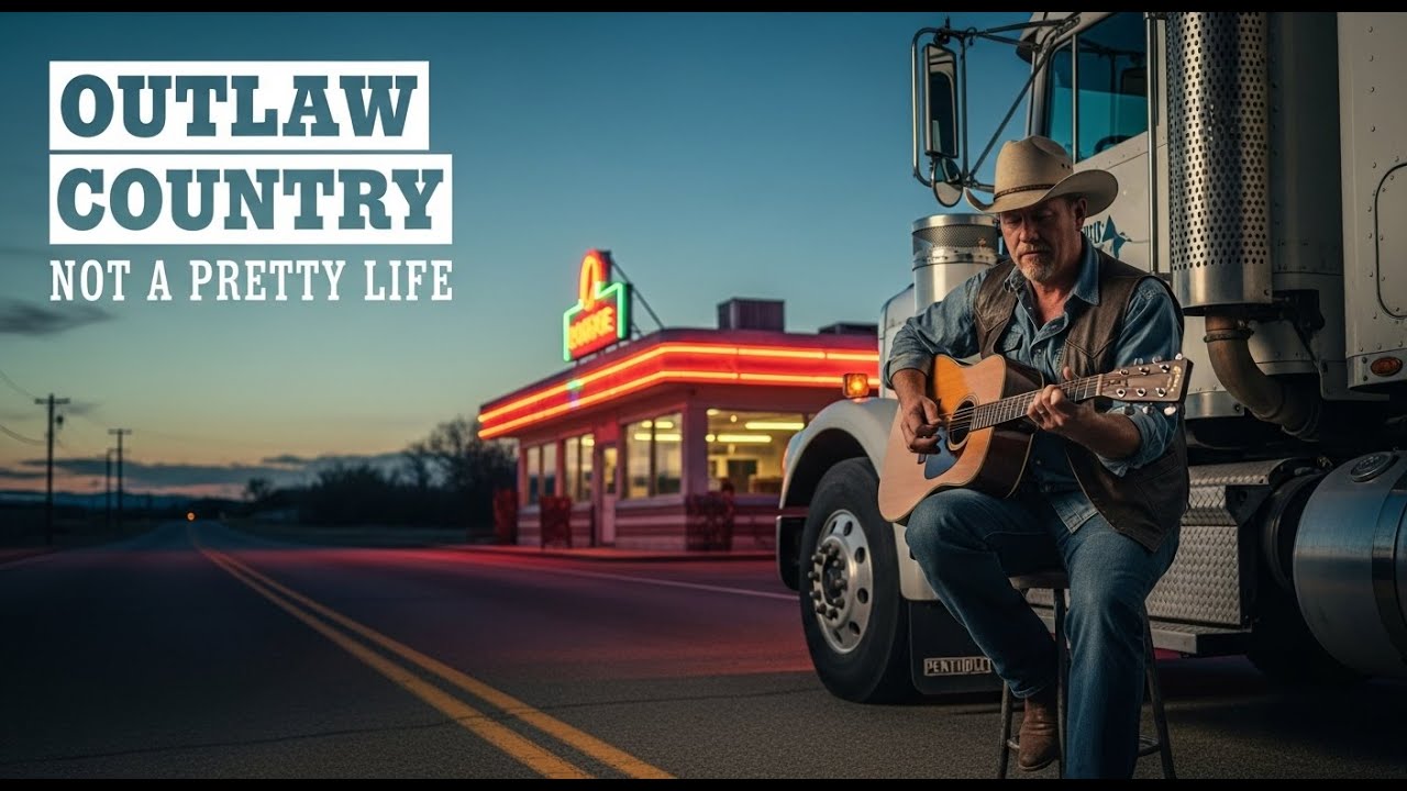 Outlaw Country Guitar Road Songs for Truck Drivers and Night Drives