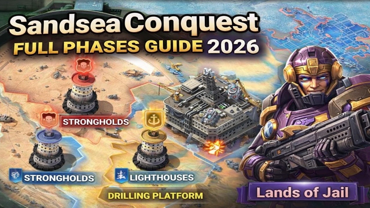 Sandsea Conquest Full Phases Guide &ndash; Lands of Jail