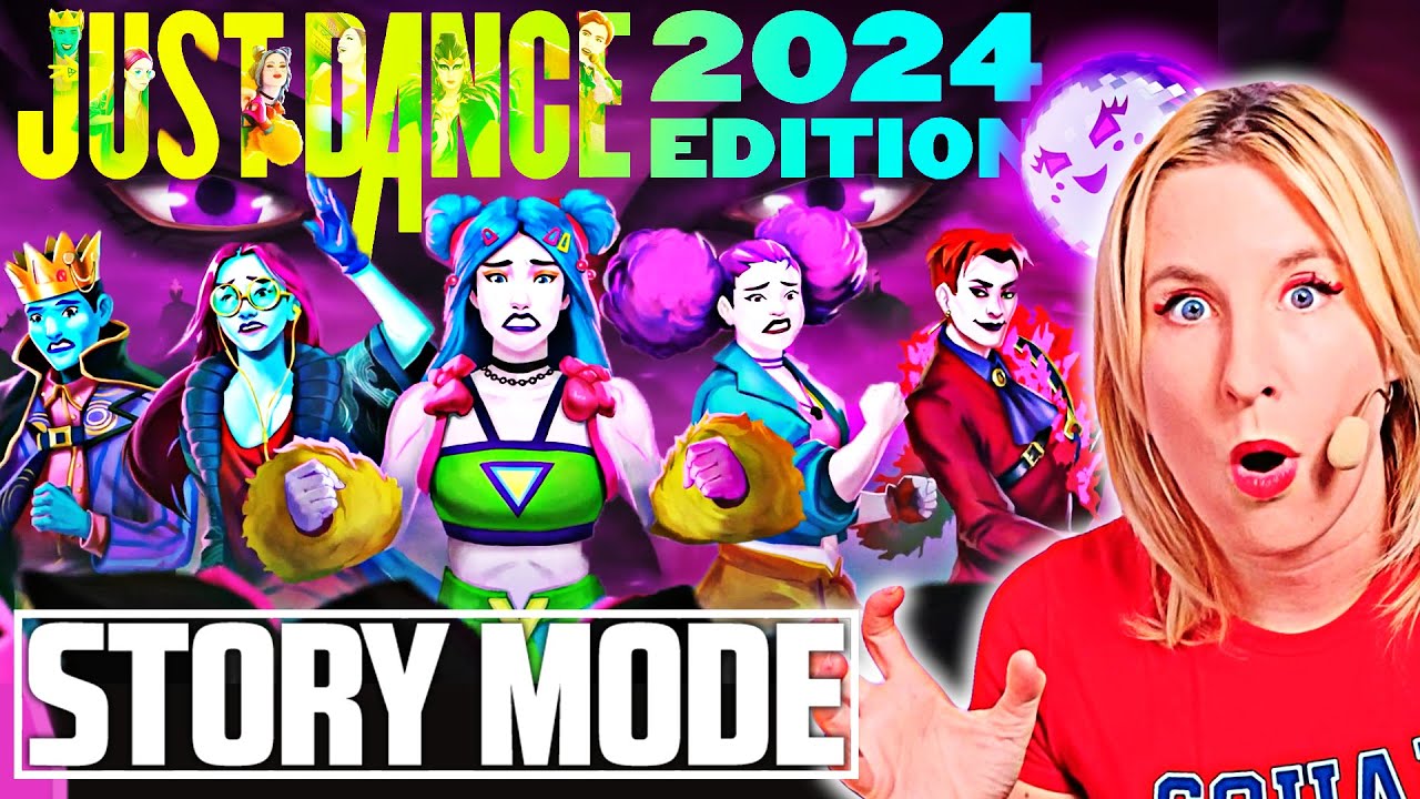 JUST DANCE 2024 ⭐ full STORY MODE playthrough! ⭐ 100% lore, Night Swan is back!! 😱