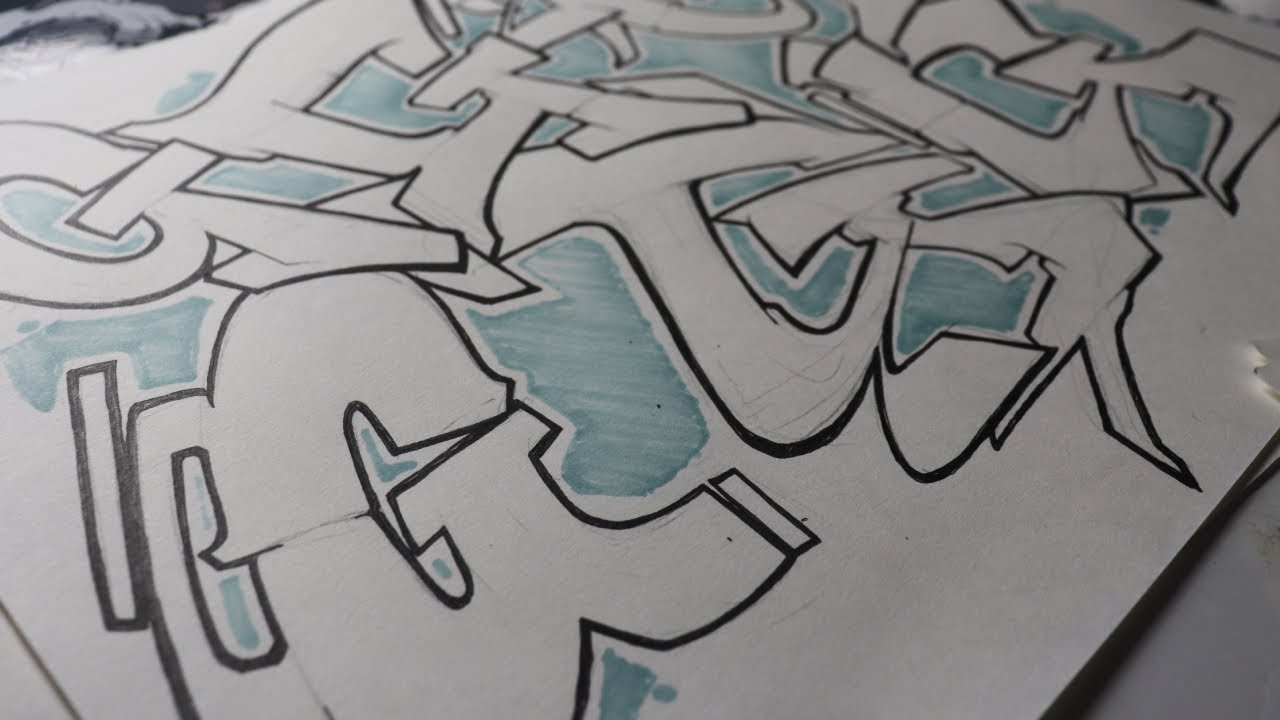 How to draw the graffiti letter G ( 6 different ways)
