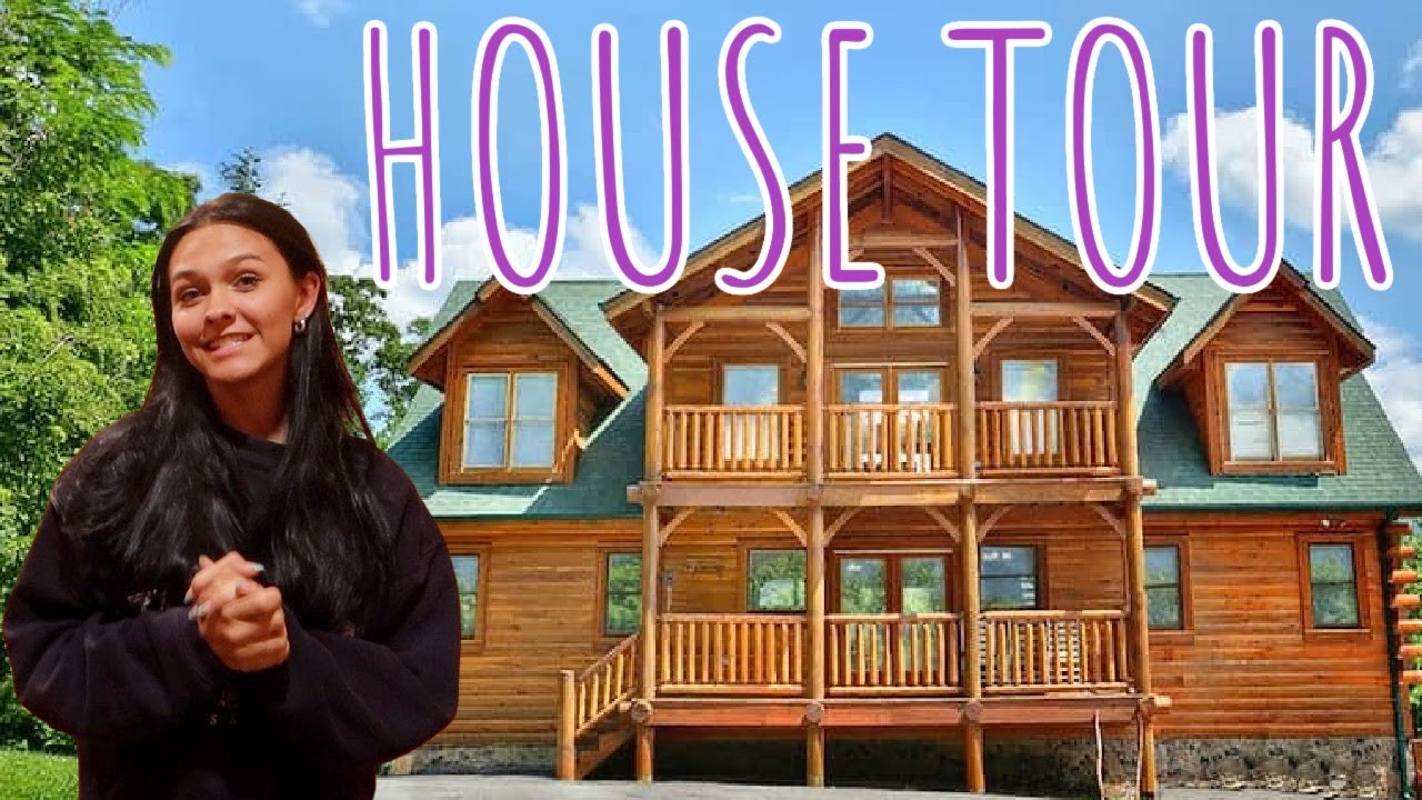 OUR CABIN/HOUSE TOUR FOR SPRING BREAK 2022! EMMA AND ELLIE