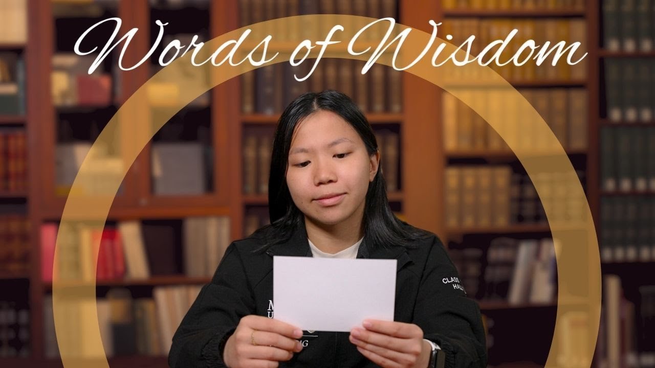 Future nurses read words of wisdom notes from McMaster nursing alumni