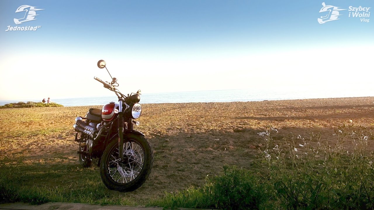 Triumph Street Scrambler 2017 i wsp&oacute;lna wyprawa na plażę w Esteponie #81 Szybcy i Wolni Vlog