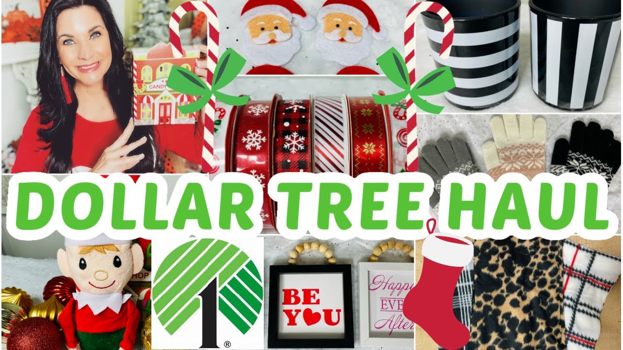 🎄🍁DOLLAR TREE HAUL (NEW) CHRISTMAS FINDS + GIVEAWAY🎄🍁 