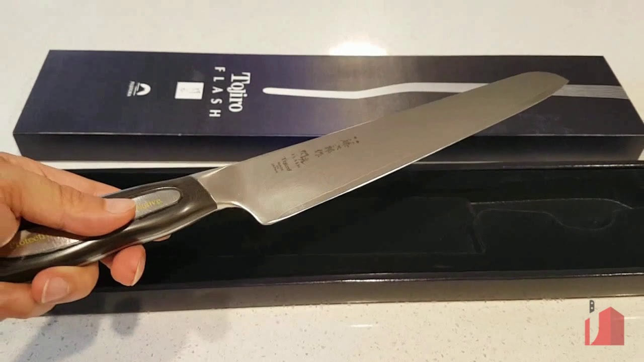 FFSL240 Tojiro Pro Flash Sujihiki Slicer Knife 24cm