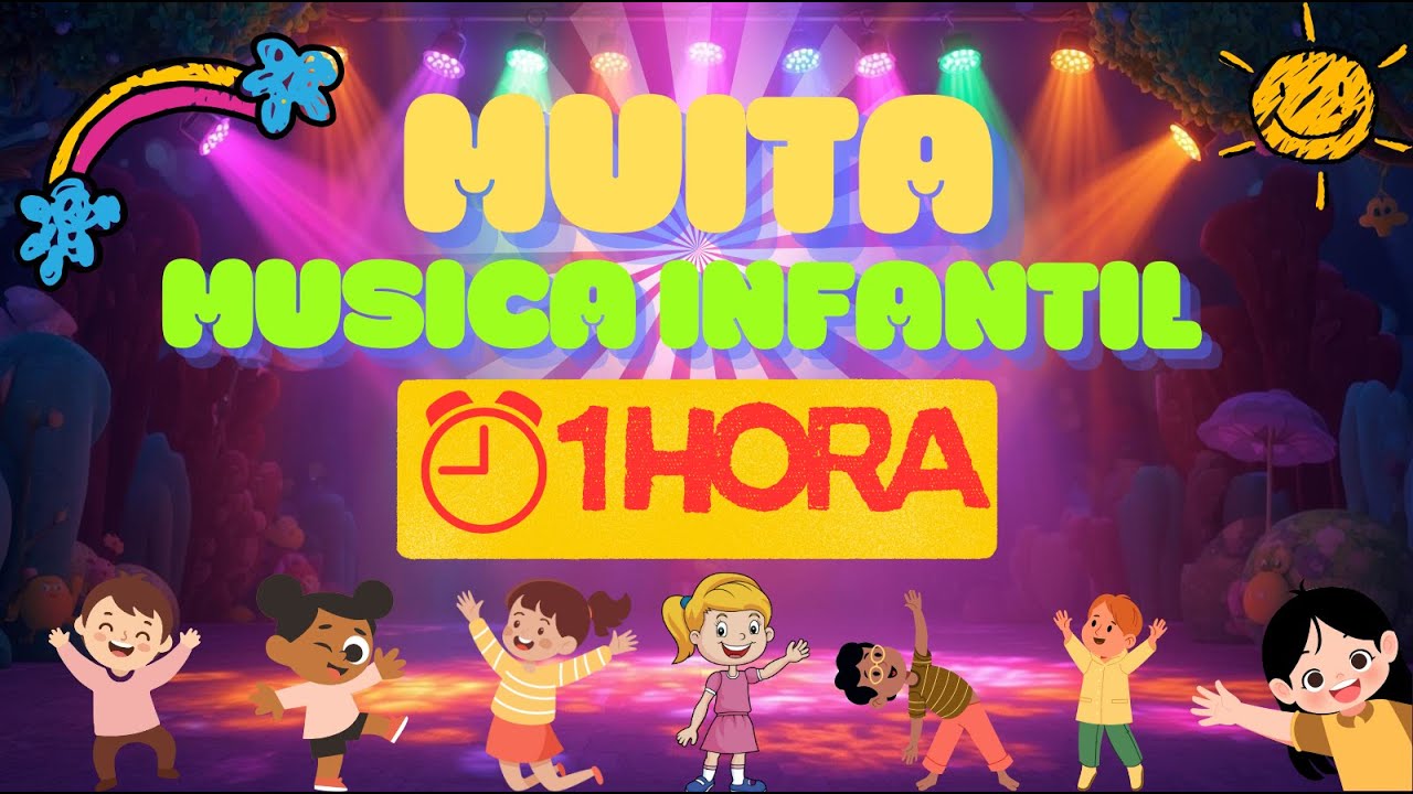1 Hora de Musica Infantil Com Animais | Sua Criança Vai Adorar | Som da Selva
