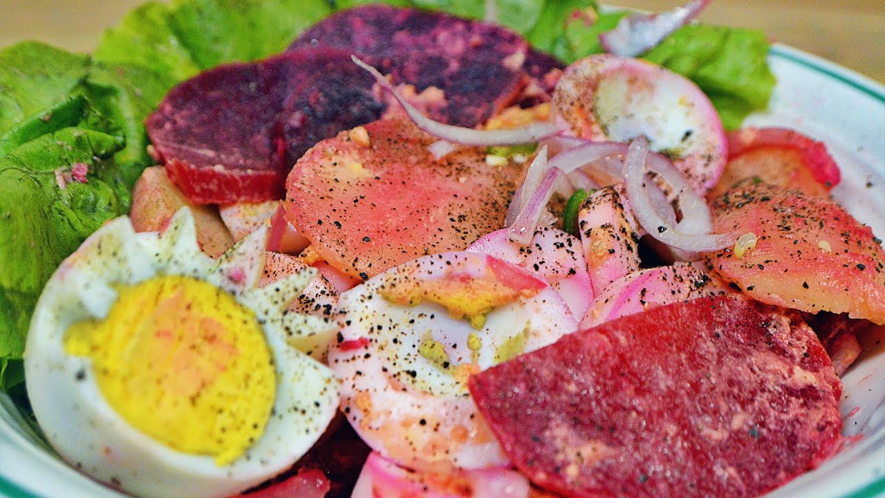 [Mauritian Cuisine] Beet, Eggs and Potato Salad | Salade de Betteraves