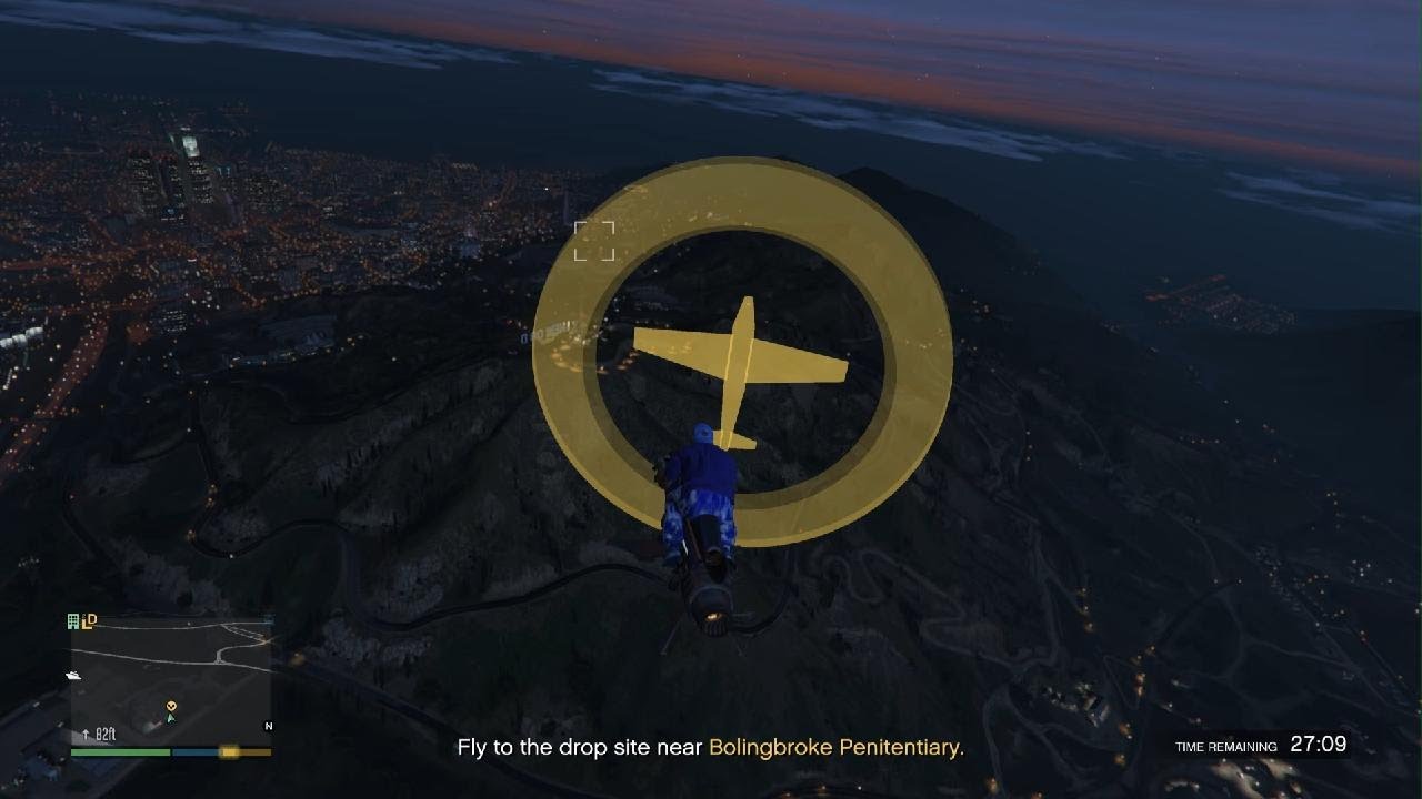 Hanger Source (Air) Bolingbrook Penitentiary Using Oppressor Mk2 - GTA Online Mission