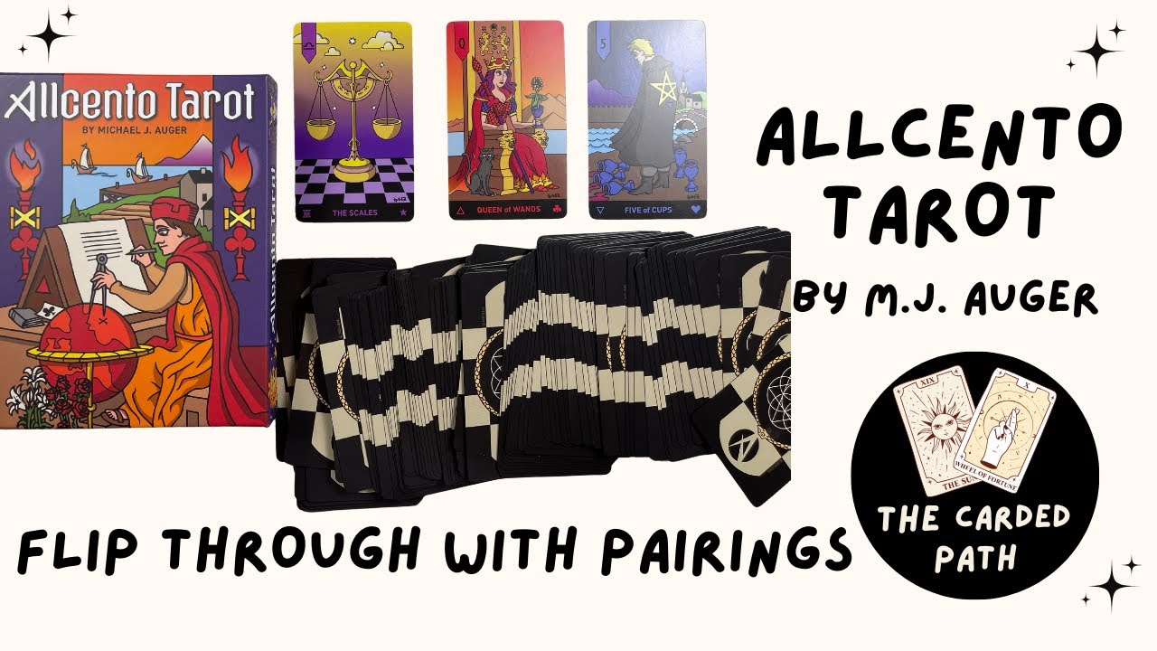 Allcento Tarot by Michael J. Auger | New Release | Flip Through & Pairings w/ Music