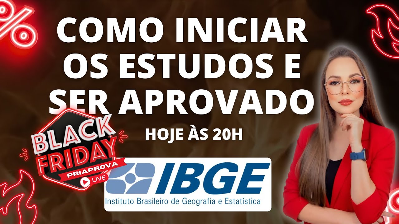 LIVE IBGE: COMO INICIAR OS ESTUDOS E SER APROVADO 📱