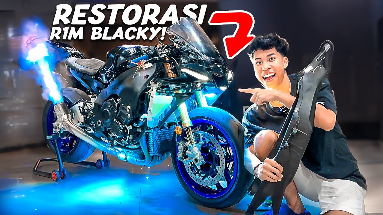 Rebuild Yamaha R1M Habis Crash, Akhirnya Bisa Nyala!