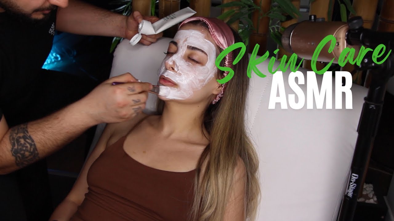 RUTİN CİLT BAKIMIMI EŞİM YAPIYOR👩‍❤️‍👨 SKIN CARE ASMR💤 SAÇ TARAMA | TÜRKÇE ASMR