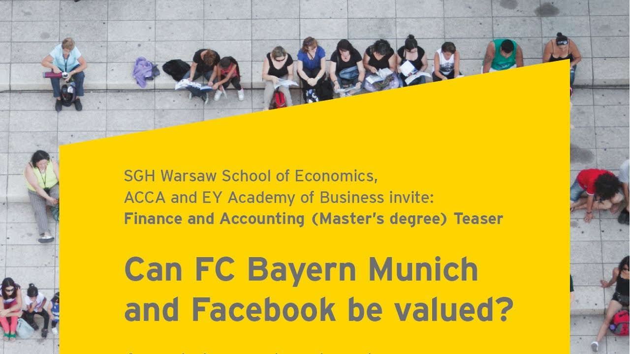 Finance & Accountig with ACCA qualification. Master studies at SGH [TEASER WORKSHOP]