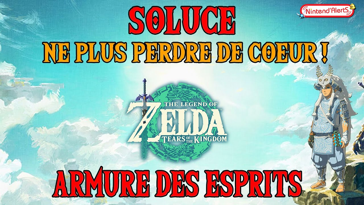 L'ARMURE DES ESPRITS : NE PLUS PERDRE DE COEUR MAIS DES RUBIS A LA PLACE ZELDA TEARS OF THE KINGDOM
