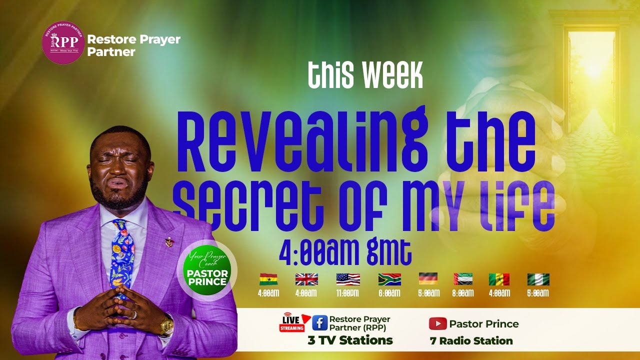 🔴 LIVE | RESTORE PRAYER PARTNER -  REVEALING THE SECRET OF MY LIFE - 20TH JAN. 2026