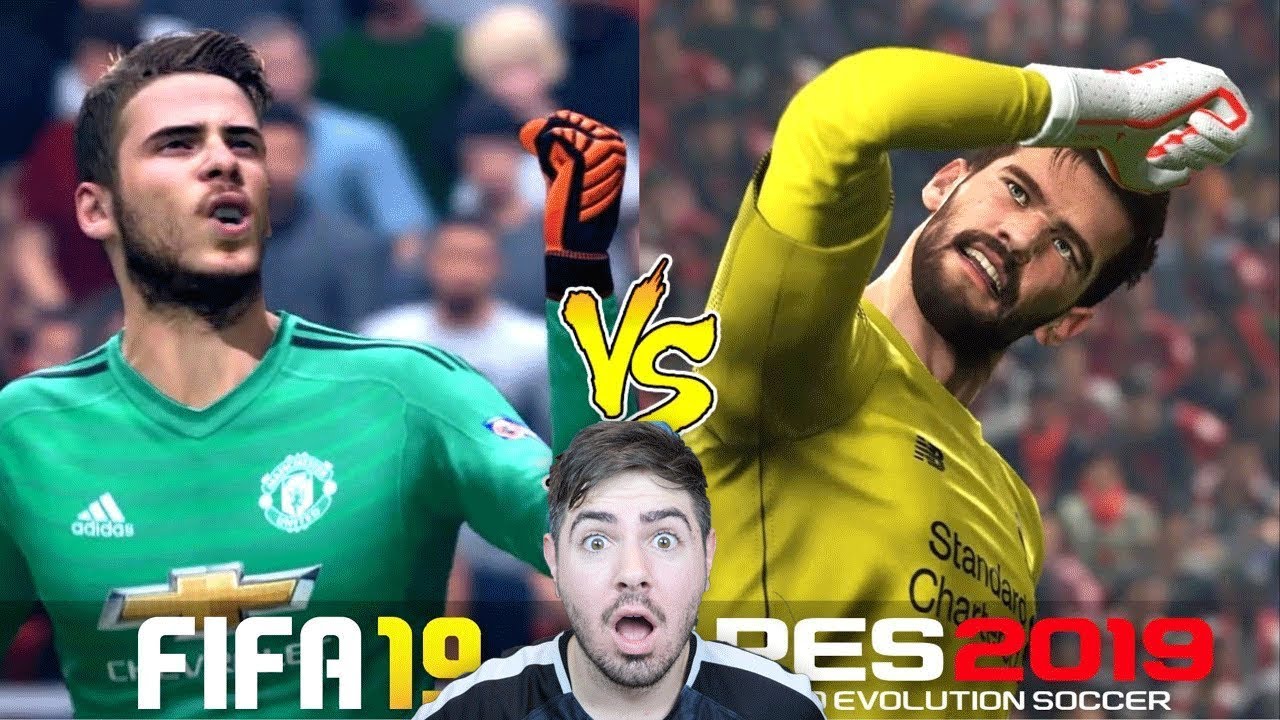 O GOLEIRO É MAIS REAL NO FIFA 19 OU NO PES 19???
