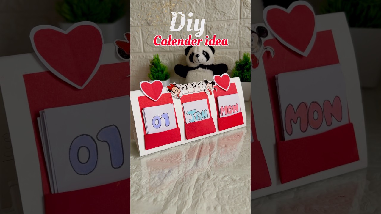 DIY New year calendar 2026 #DIY#newyear#calendar #craft