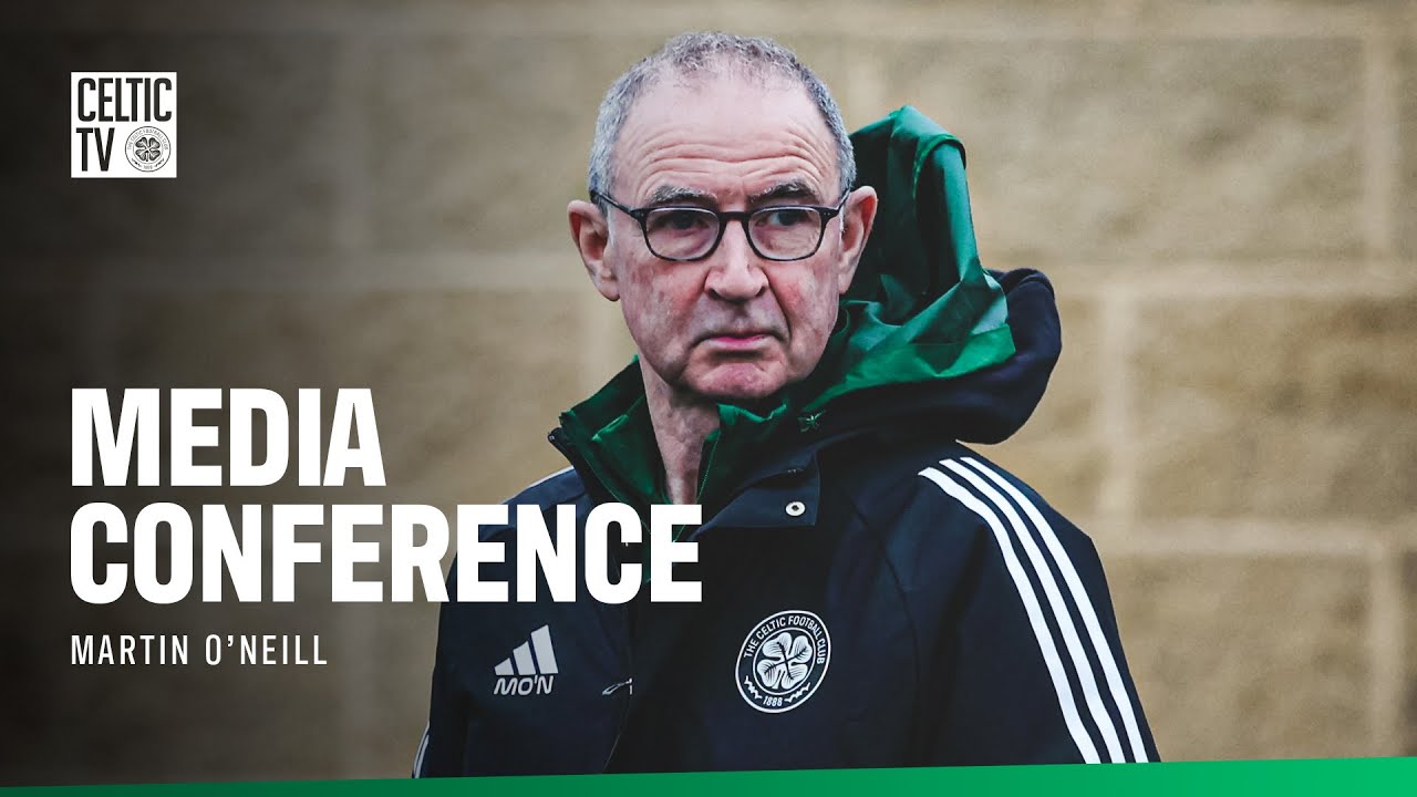 Full Media Conference | Martin O’Neill previews Hearts (23/01/26)