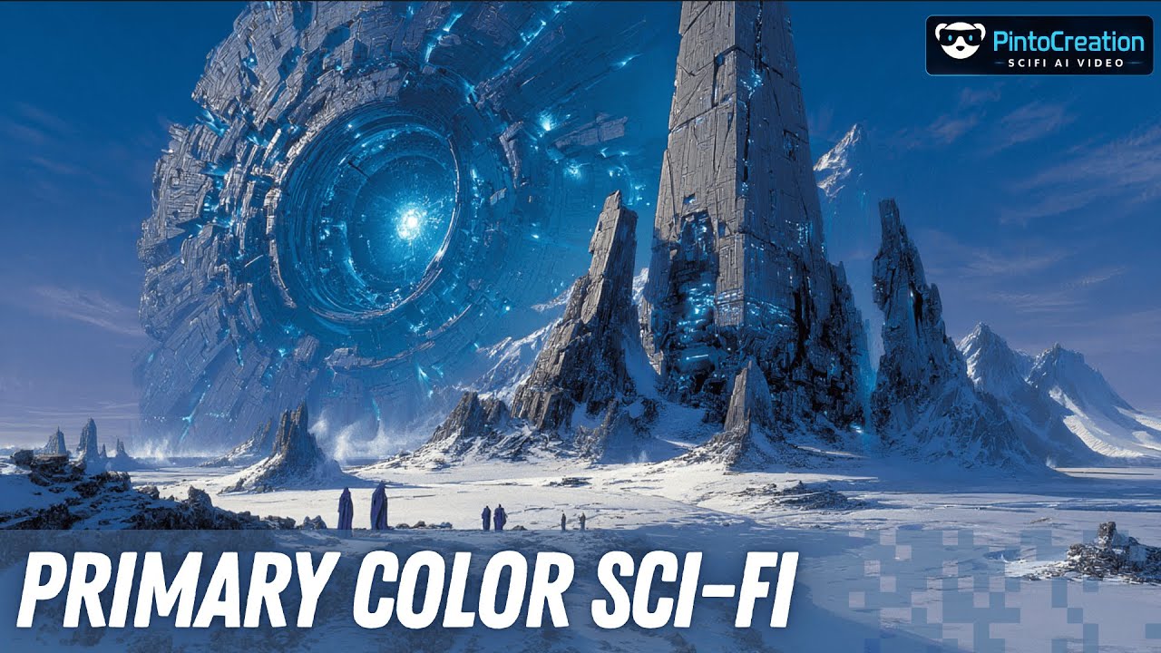 RED, YELLOW, BLUE: An AI-Generated Sci-Fi World (Midjourney & Hailuo)