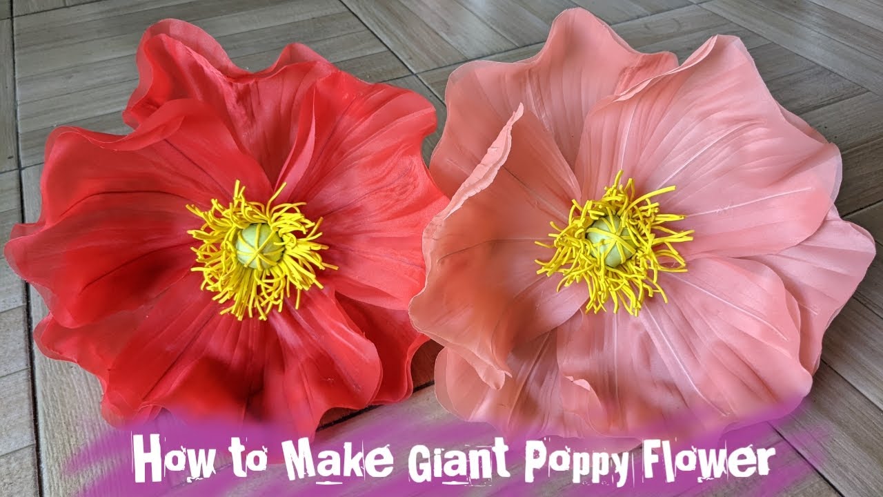Poppy, Giant Flower | Flower Decor