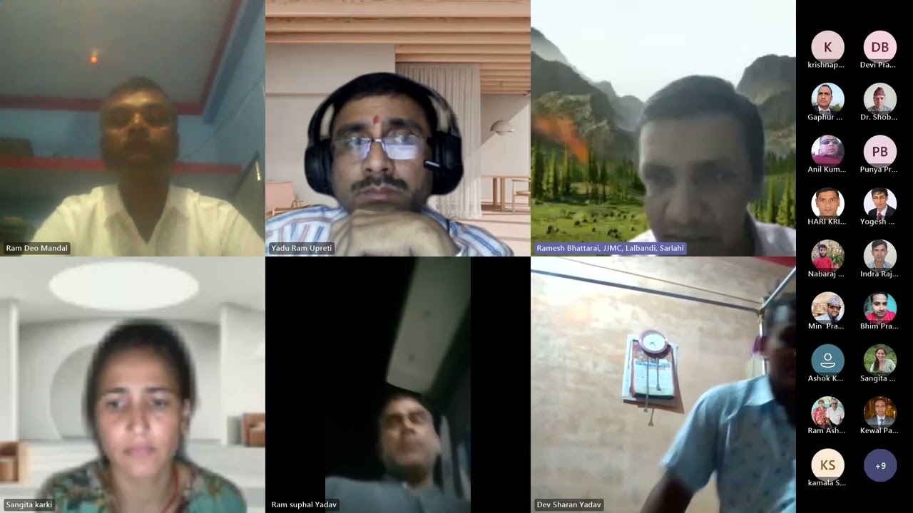 ATL  Online Training Workshop for Second Cohort ( Bhedetar)-Part 1