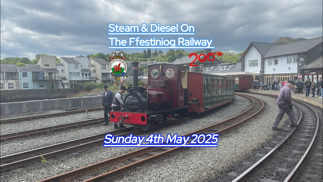 Steam & Diesel On The Ffestiniog Railway - Sunday 4th May 2025
