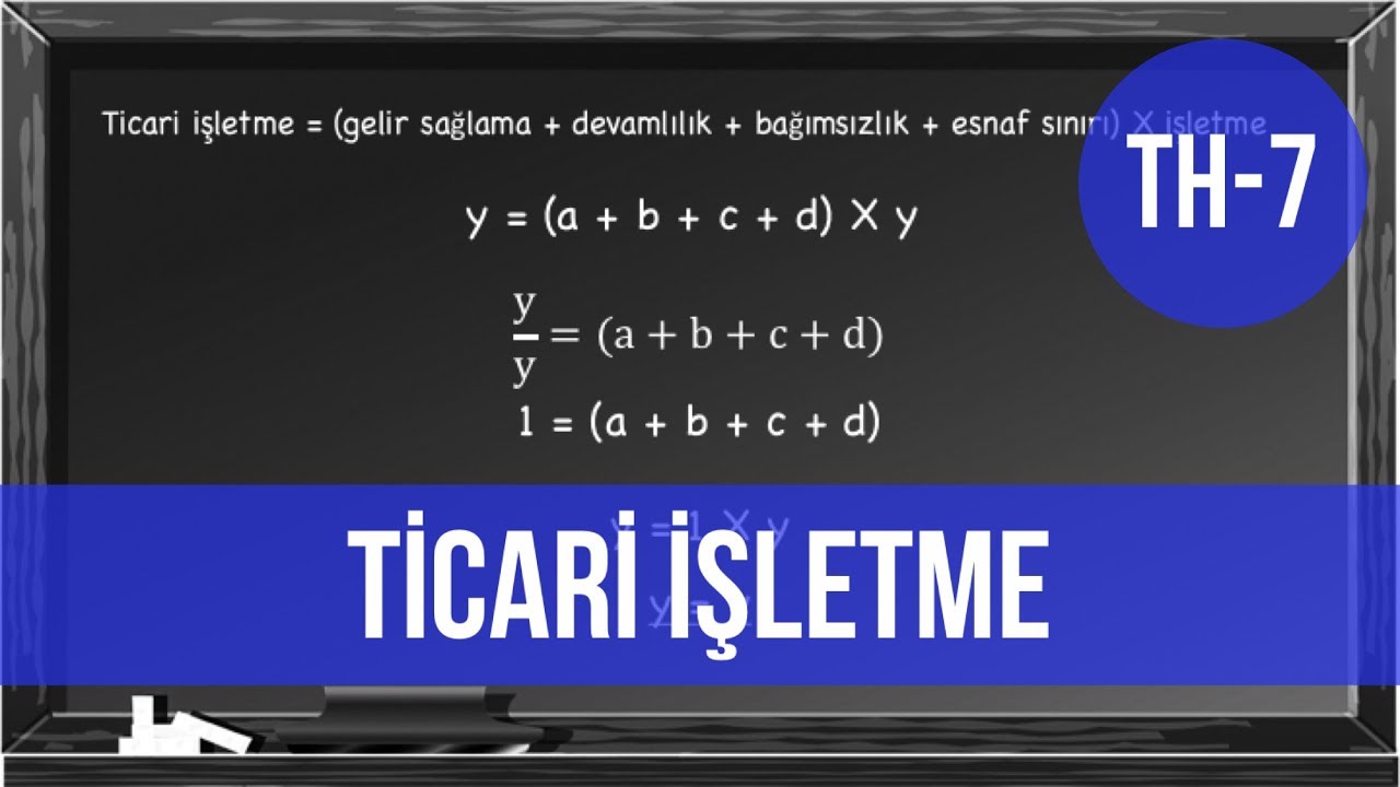 TİCARİ İŞLETME [Ticaret Hukuku Dersleri - Ticari İşletme]