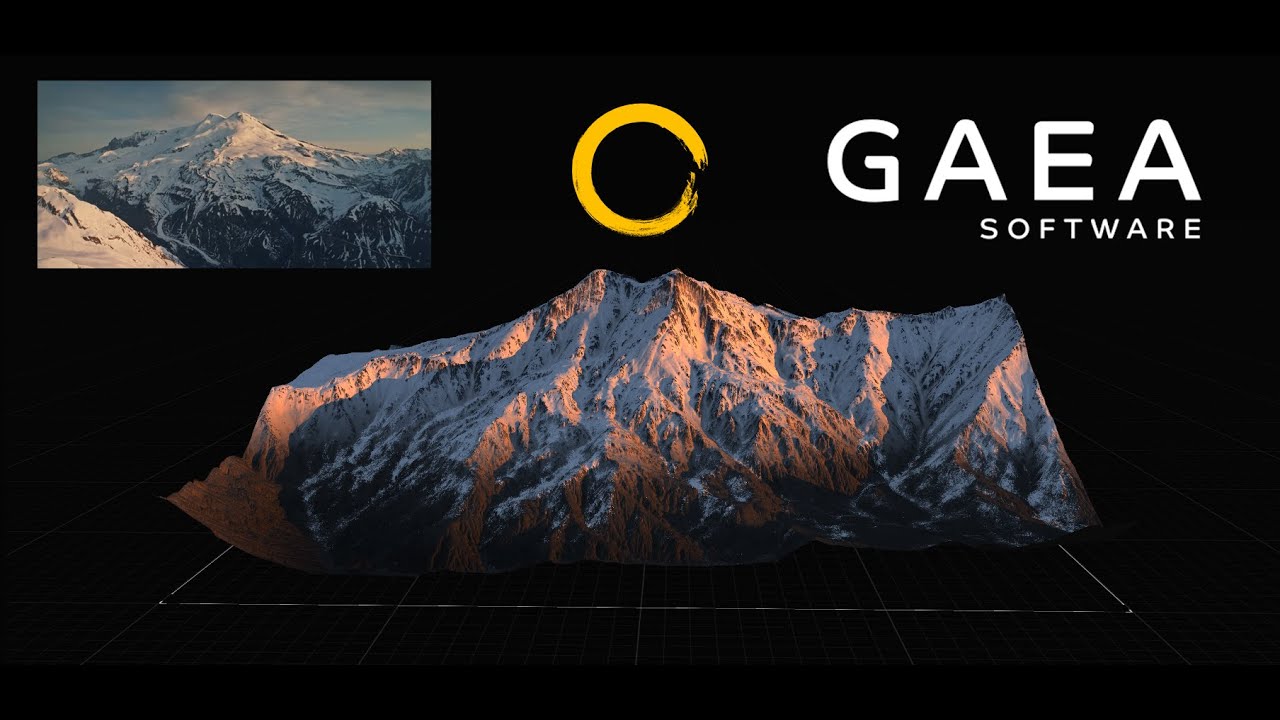 #Gaea: Create #Elbrus an EPIC Mountain #landscape from Reference Images Part 1