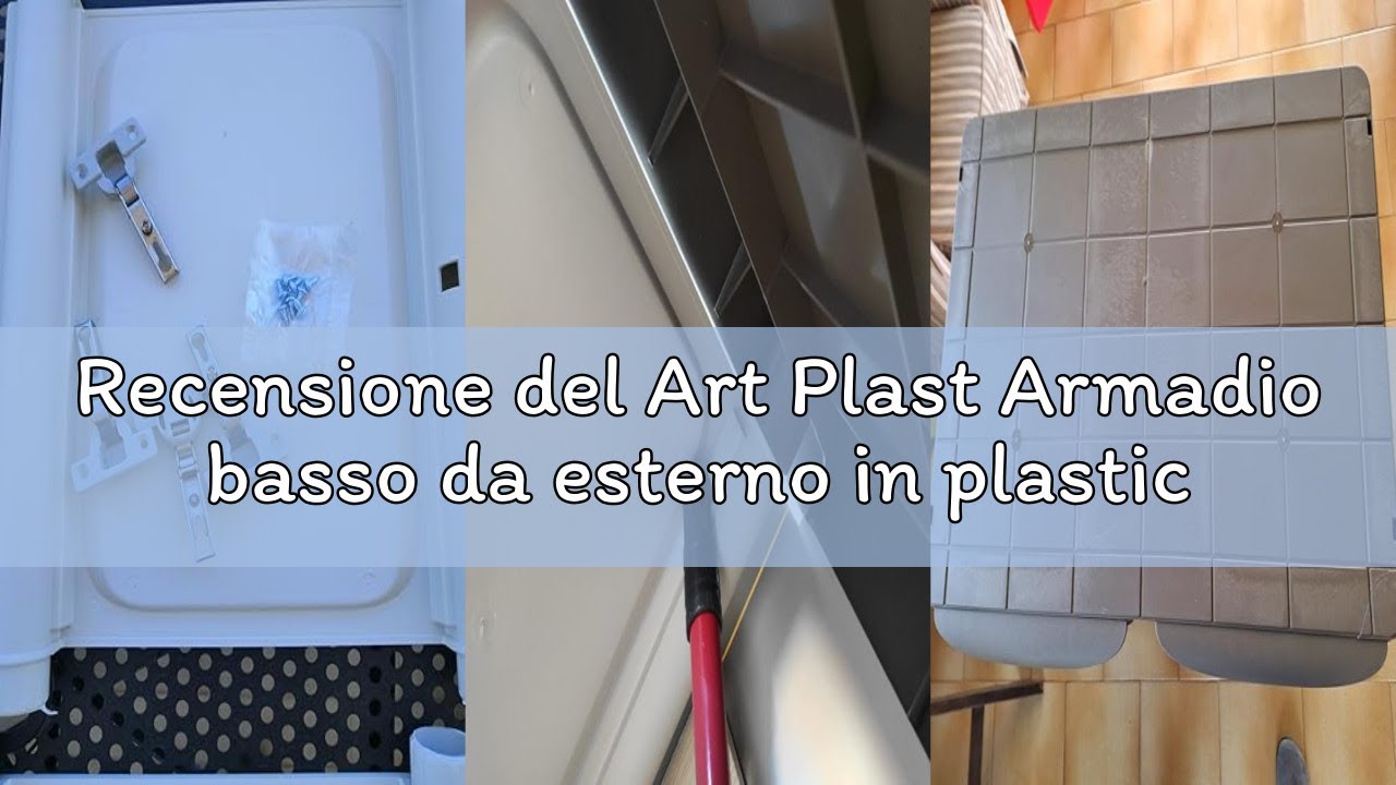 Recensione del Art Plast Armadio basso da esterno in plastica, robusto, tortora/ecrú