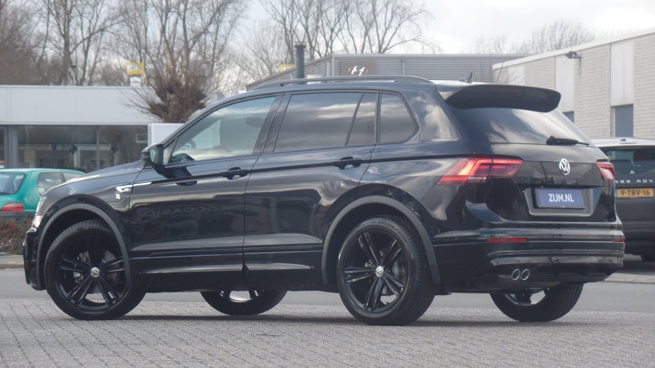 Volkswagen NEW Tiguan R-Line 2020 in 4K Black Style 19inch Sebring Black Walk around & detail inside