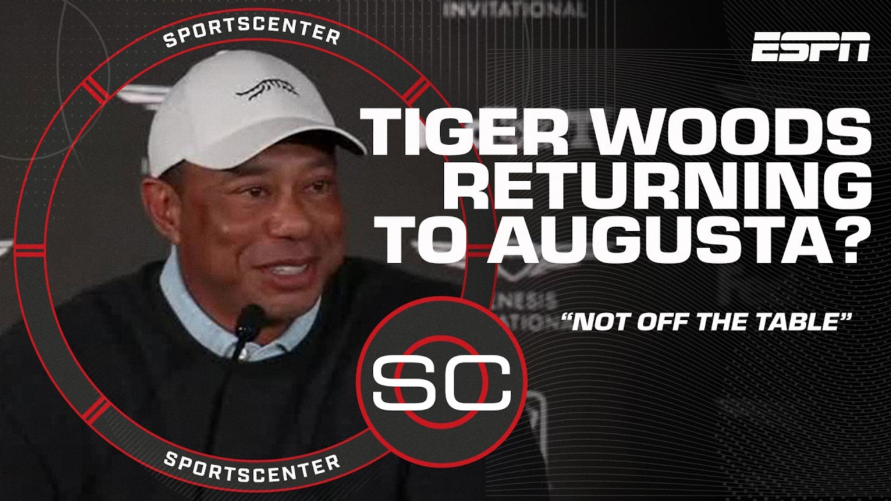 Tiger Woods says The Masters is NOT off the table for him in 2026 🚨 | SportsCenter