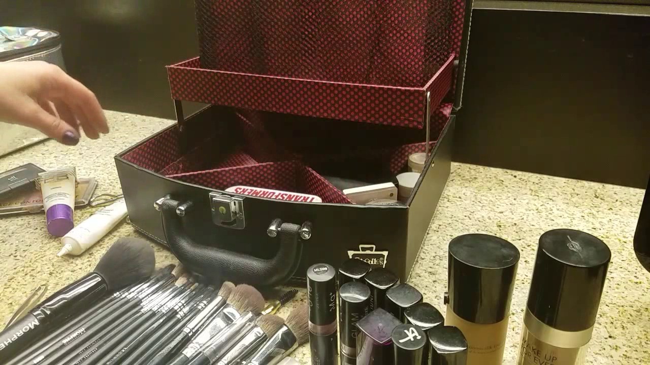 ASMR- Sorting and Arranging my New Makeup Case-no talking