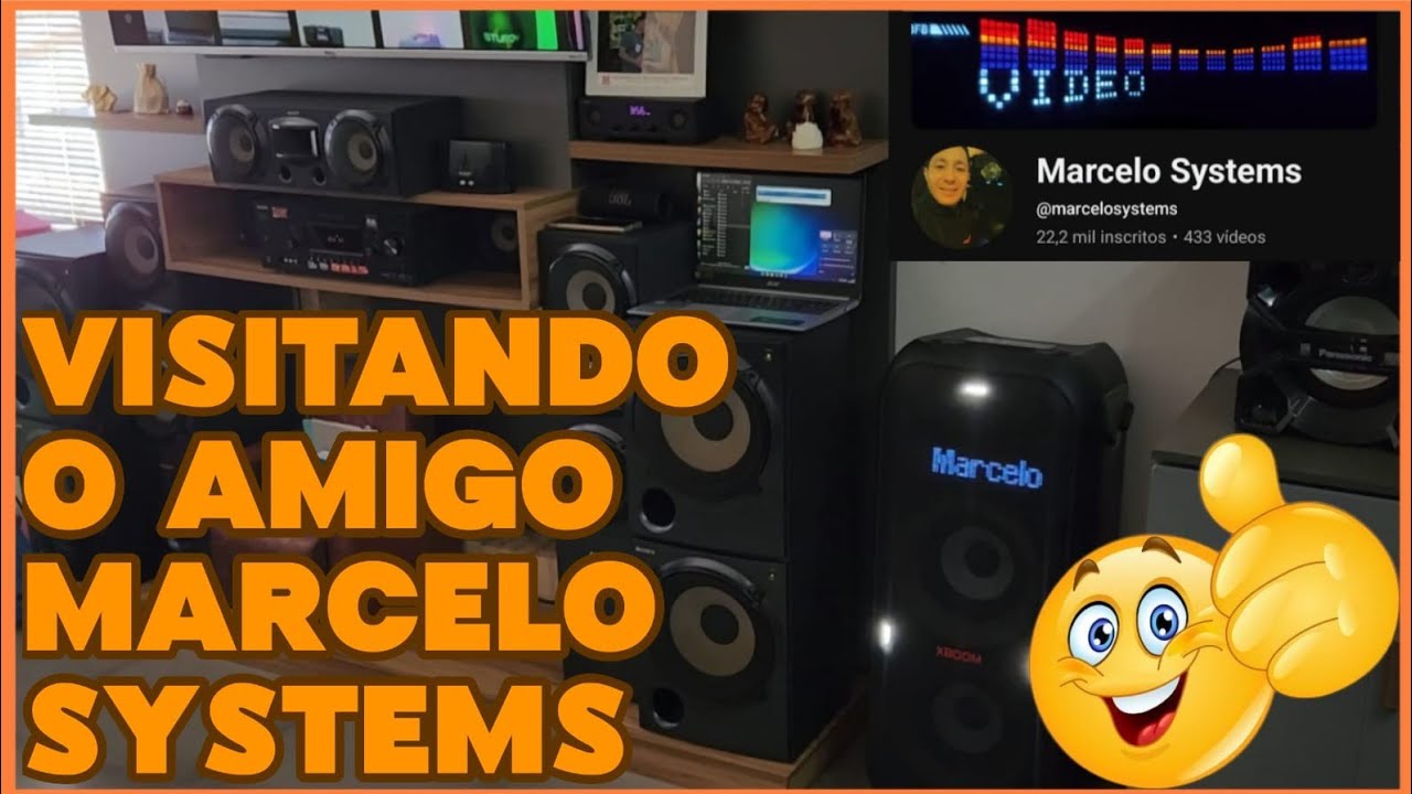 Visitando o amigo Marcelo Systems