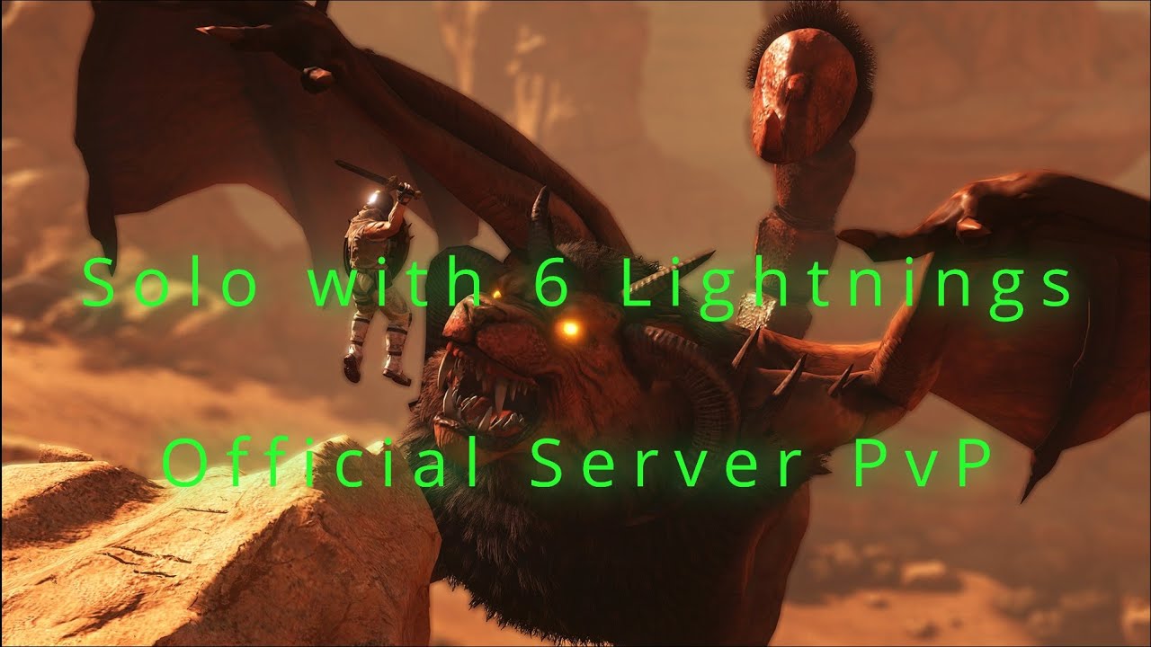 🐉Solo Manticore with 6 Lightnings wyvern🐉  Ark Official PvP ASA