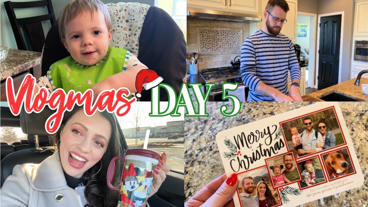 VLOGMAS DAY 5 // A very weird ending, Our Xmas Card, + PERFECT Scrambled Eggs