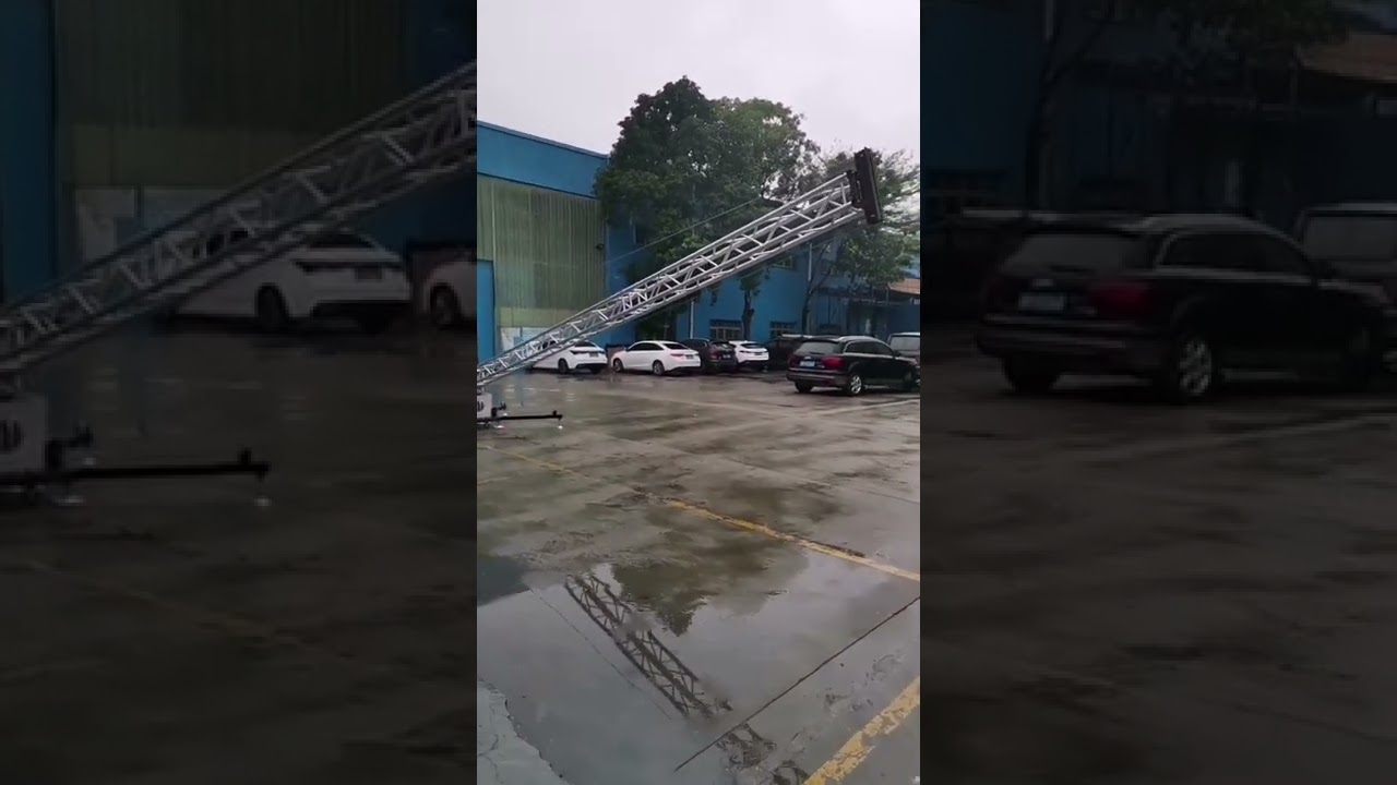 truss tower winch system testing