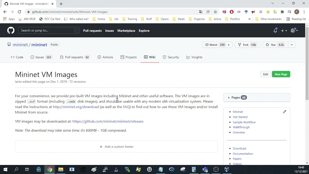 00 Install virtualbox and mininet