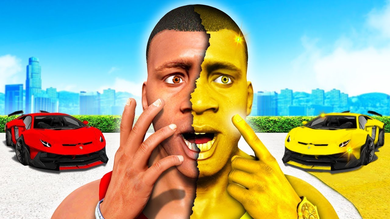 GTA 5 MAIS TOUT CE QUE JE TOUCHE SE TRANSFORME EN OR ! (Voitures, maison, chien)