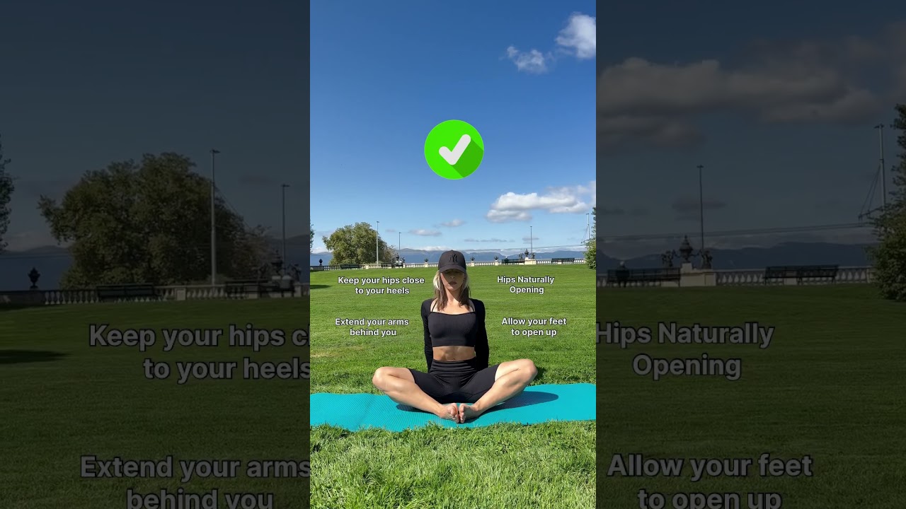 🫵🏻Learn how to do the butterfly stretch correctly! #flexibility #hipmobility #stretching #fitness